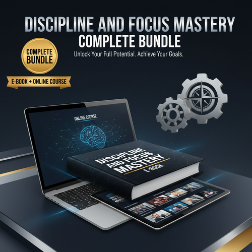 Discipline and Focus Mastery Complete Bundle - E-Book and Online Course Package